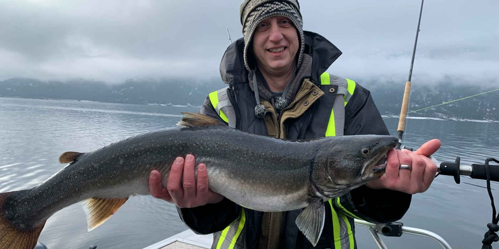 Winter Mountain Trout Trolling